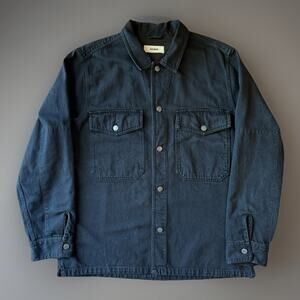 Buck Mason Trucker Jacket XL Black Minimalist Streetwear Los Angeles